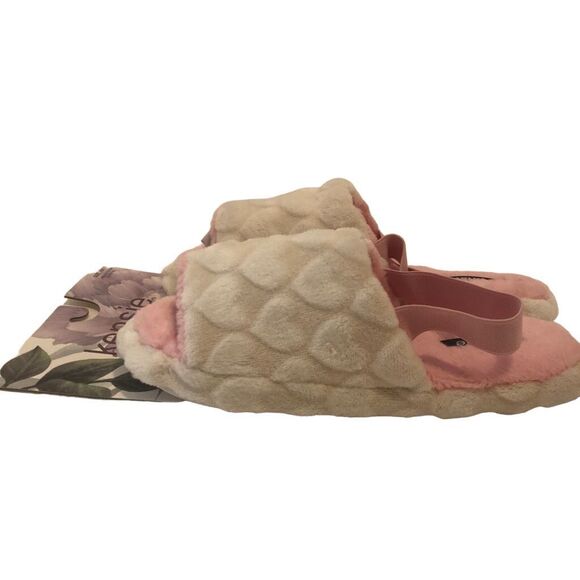 Kenzie Memory Foam Slippers Elastic Strap Slip On Size 10/11 NEW - Picture 4 of 9